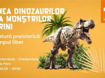 Dinozauri și monștri marini de dimensiuni impresionante, dar și un Maraton al Educației Alternative vă așteaptă în Iulius Mall Cluj