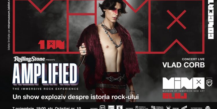 Concert Vlad Corb și show rock imersiv, la MINA Cluj, la aniversarea de 1 an!