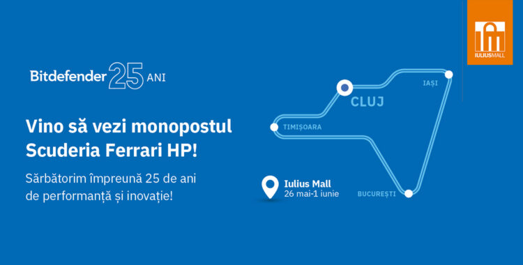 Universul Formula 1 ajunge în proiectele IULIUS din Cluj-Napoca, Iași și Timișoara