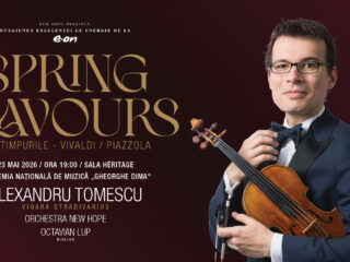 Premieră la Sala Héritage din Cluj-Napoca: sunetul viorii Stradivarius va răsuna într-un concert susținut de Alexandru Tomescu și Orchestra New Hope