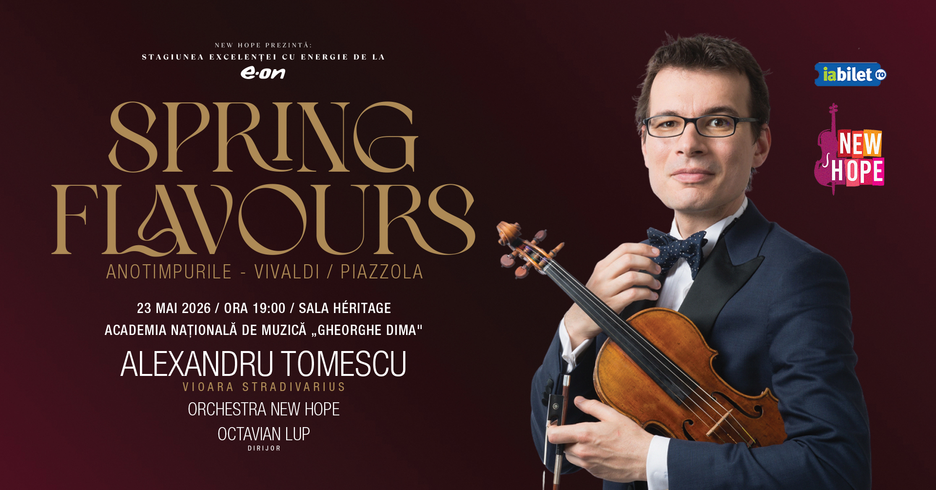 Premieră la Sala Héritage din Cluj-Napoca: sunetul viorii Stradivarius ...