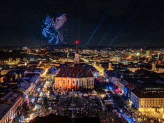 400 de drone vor transforma cerul Clujului într-un spectacol de lumină la Zilele Clujului 2026