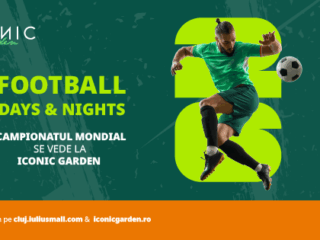 Campionatul Mondial de Fotbal se vede anul acesta în aer liber, la Iulius Mall Cluj