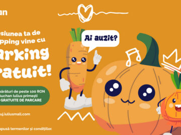 Iulius Mall Cluj și Auchan oferă clienților două ore de parcare gratuită