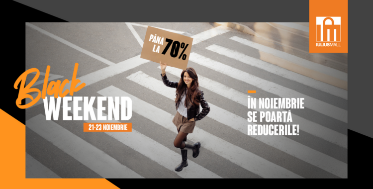 Maratonul reducerilor continuă la Iulius Mall Cluj. Promoții de până la 70% și premii la cumpărături te așteaptă în acest weekend