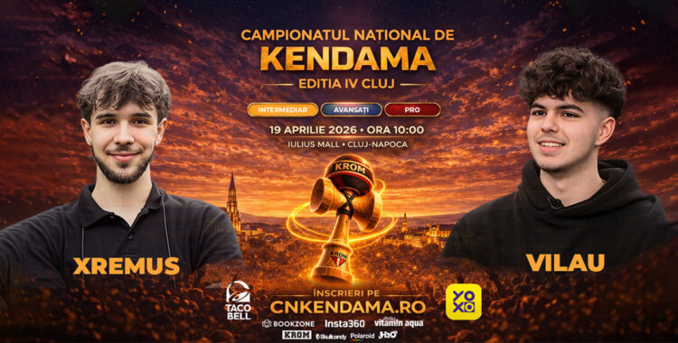 A patra etapă din Campionatul Național de Kendama se joacă la Iulius Mall Cluj, în acest weekend