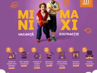 Mini-vacanța de toamnă aduce zile de maxi-distracție la Iulius Mall Cluj: ateliere științifice și creative, dar și teatru de păpuși