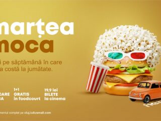 Iulius Mall lansează „Marțea Moca”: acea zi din săptămână când ai oferte 1+1 și promoții variate la brandurile tale favorite
