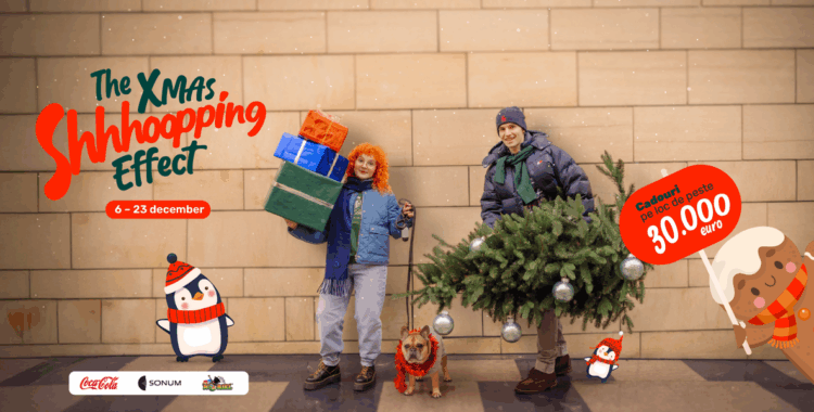 „The Christmas Shopping Effect”: cumpără cadourile de Crăciun și câștigă premii spectaculoase la Iulius Mall Cluj