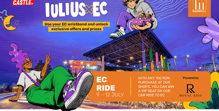 Experiența Electric Castle începe la Iulius Mall Cluj: câștigă un VIP Ride spre Bonțida