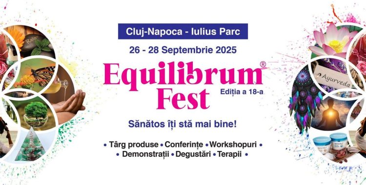 Kids corner, târg cu produse bio, sesiuni de sport și multe surprize la „Equilibrum Fest Cluj” din Iulius Parc