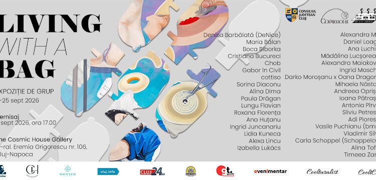 „Living with a Bag” ajunge la Cluj: o expoziție despre corp, vulnerabilitate și viața cu o stoma
