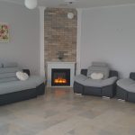 Pensiunea Adanis Confort din Râșca - Living - Șemineu