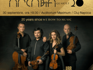 Arcadia 20: Concert aniversar al celui mai bun cvartet de coarde al României la Cluj, orașul în care a început povestea