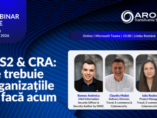AROBS invită organizațiile la un webinar despre NIS2 și CRA: cerințe și pași concreți