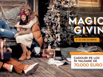The magic of giving: cumpără cadourile perfecte pentru cei dragi și câștigă premii uimitoare la Iulius Mall Cluj