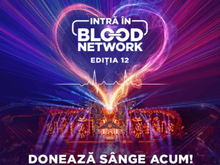 Începe cea de-a 12-a ediție Blood Network. Donează sânge și primești gratuit bilet de o zi la Untold 2026