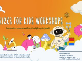 Weekend cu „Super Mario” la Iulius Mall Cluj: ateliere LEGO® interactive pentru copii