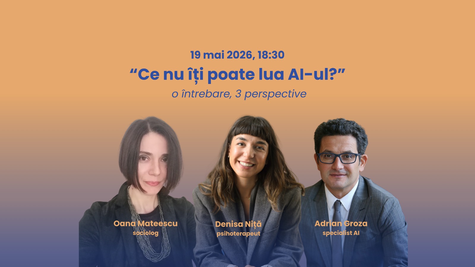 „Ce nu ne poate lua AI-ul”. O nouă întâlnire Blue Monday la Cluj