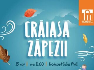 Păpușile hazlii aduc pe scena din Iulius Mall povestea „Crăiasa zăpezii”. Participarea este gratuită