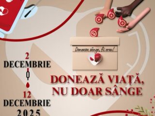 „Donează viață, nu doar sânge!”. Campanie de donare de sânge, la Cluj-Napoca, între 2-12 decembrie 2025