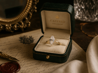 Inel de logodna marquise: eleganță și rafinament