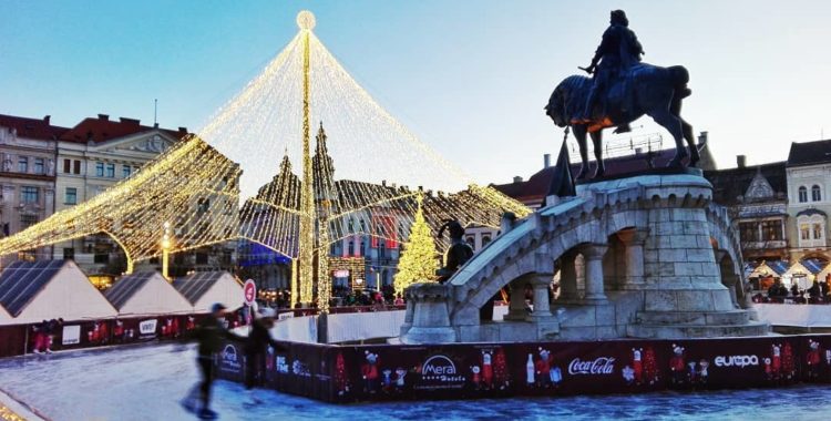 lorandpleiner Patinoar Cluj Piața Unirii