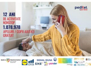 PEDITEL a depășit 1 milion de apeluri la finalul lui 2025. Record în asistența medicală pediatrică pentru comunități