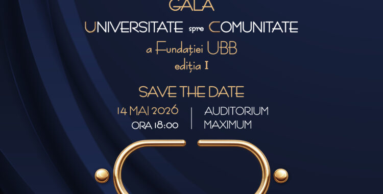 Fundația UBB organizează o gală dedicată proiectelor pentru o comunitate mai educată