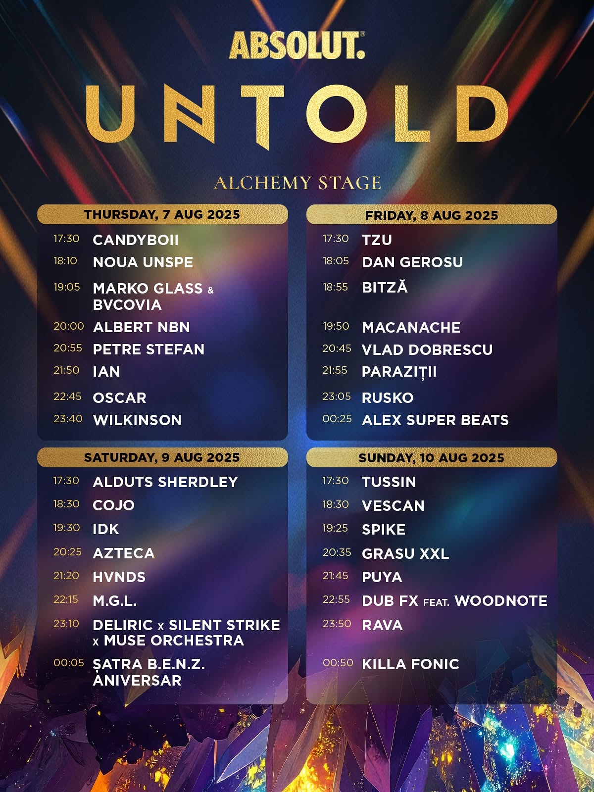 program alchemy stage untold x
