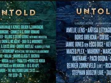 Nume noi pe scenele Galaxy și Alchemy la UNTOLD 2022
