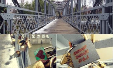 Padlocks on the Elisabeta Bridge