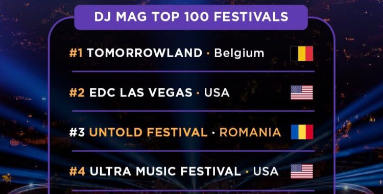 Untold este top trei festivaluri în lume pentru al treilea an consecutiv