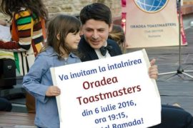 Intalnirea saptamanala Oradea Toastmasters, 6 iulie