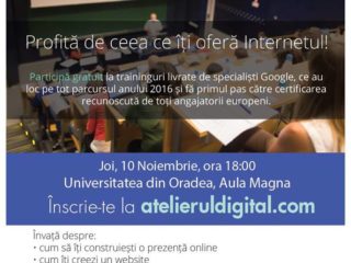 Certificări recunoscute la nivel european prin intermediul atelierului digital