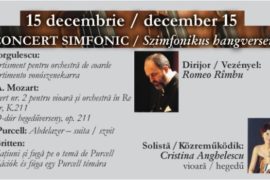 Concertele simfonice din luna decembrie