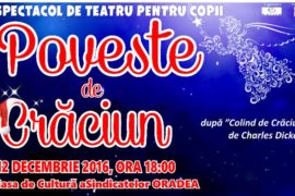 Teatrul Coquette vine la Oradea cu o Poveste de Crăciun
