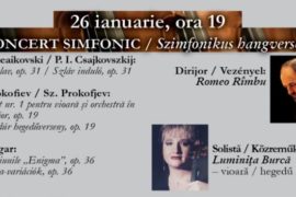Concert simfonic: Ceaikovski, Prokofiev, Elgar
