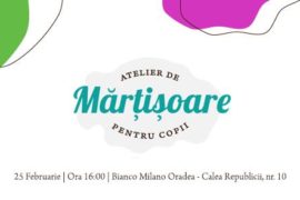 Atelier de mărțișoare pentru copii - Oradea