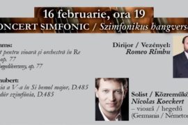 Concert simfonic: J. Brahms, Fr. Schubert - Oradea