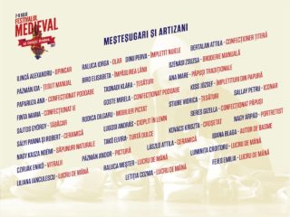 Mesteri si artizani la Festivalul Medieval din Cetatea Oradea