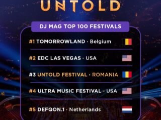 Untold este top trei festivaluri în lume pentru al treilea an consecutiv